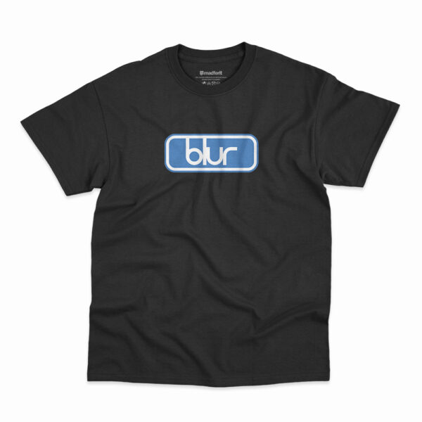 Camiseta Blur Girls And Boys Logo Single Preta