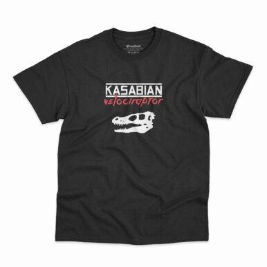 Camiseta preta Kasabian Velociraptor