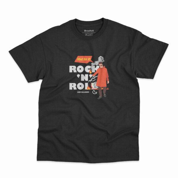 Camiseta Liam Gallagher Rock N Roll Preta
