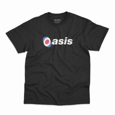 Camiseta na cor preta Oasis Be Here Now
