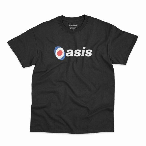 Camiseta na cor preta Oasis Be Here Now