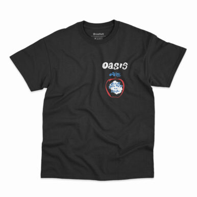 Camiseta Oasis Dig Out Your Soul Apple na cor preta