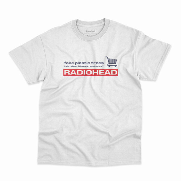 Camiseta Radiohead Fake Plastic Trees Branca