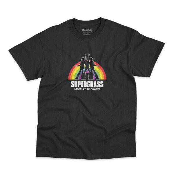 Camiseta Supergrass Life On Other Planets Preta