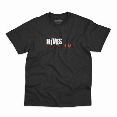 Camiseta The Hives I'm Alive na cor preta