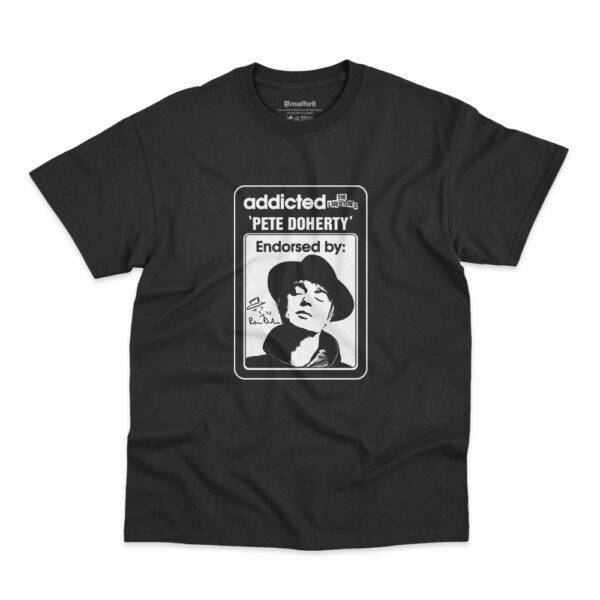 Camiseta The Libertines Addicted Pete Doherty Preta