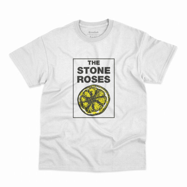 Camiseta The Stone Roses Logo Branca