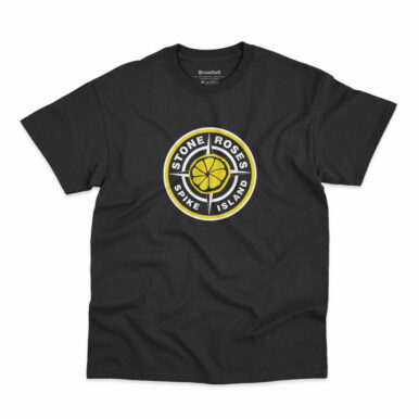 Camiseta The Stone Roses Spike Island 1990 na cor preta