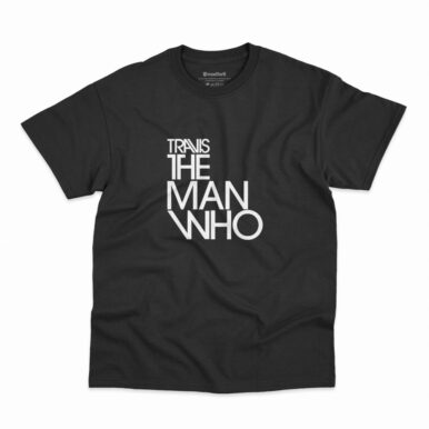 Camiseta The Man Who da banda Travis na cor preta
