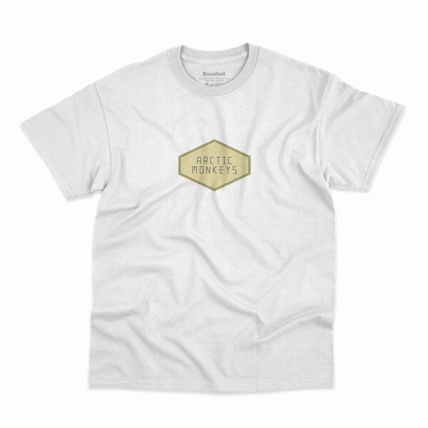 Camiseta Arctic Monkeys Tranquility Base Hotel & Casino na cor branca