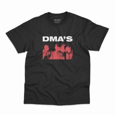 Camiseta da banda DMA'S na cor preta