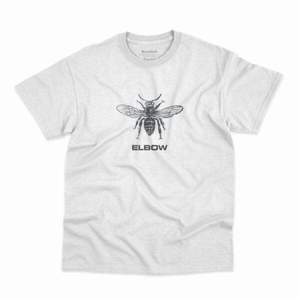 Camiseta Elbow Lost Worker Bee Branca