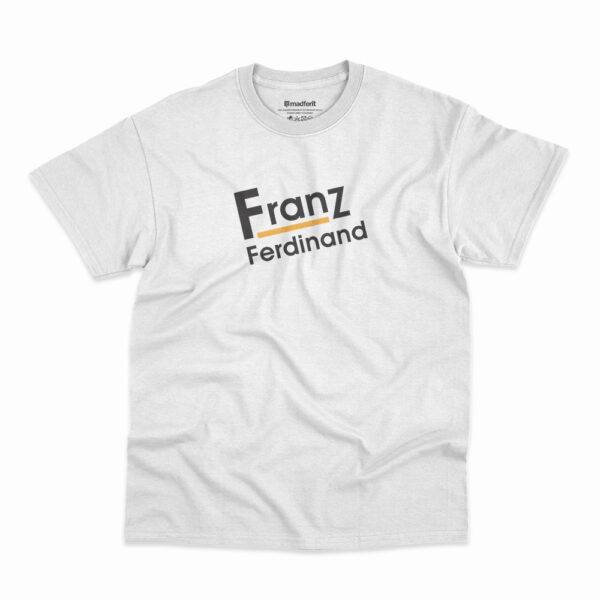 Camiseta Franz Ferdinand Logo Branca