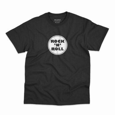 Camiseta preta com estampa Liam Gallagher