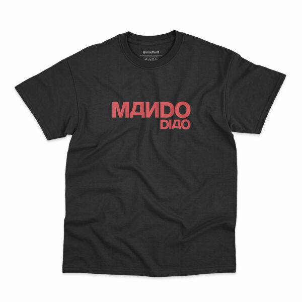 Camiseta Mando Diao Tipografia Preta