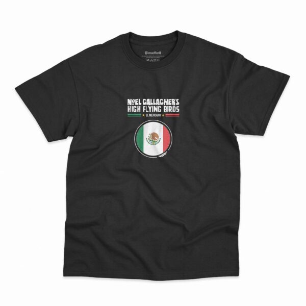 Camiseta Noel Gallagher's High Flying Birds El Mexicano na cor preta