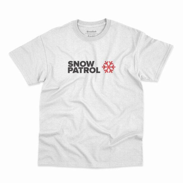 Camiseta Snow Patrol Logo Branca