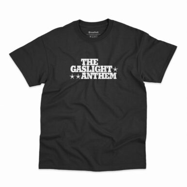 Camiseta na cor preta com logo da banda The Gaslight Anthem