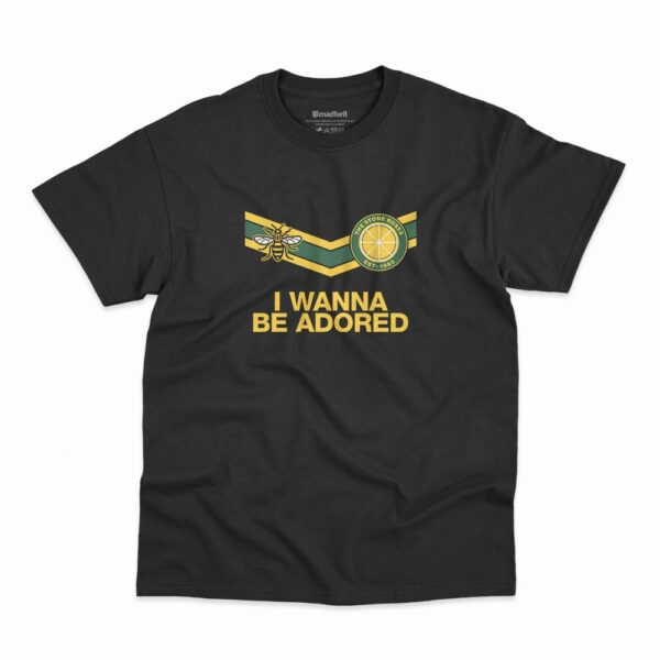 Camiseta The Stone Roses I Wanna Be Adored na cor preta