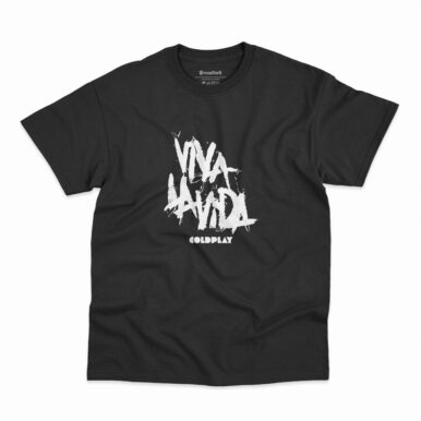 Camiseta Coldplay Viva La Vida na cor preta