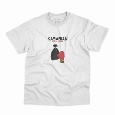 Camiseta Kasabian Good Fight na cor branca