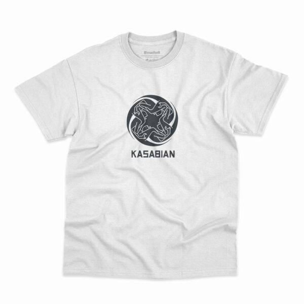 Camiseta Kasabian Switchblade Smiles Branca