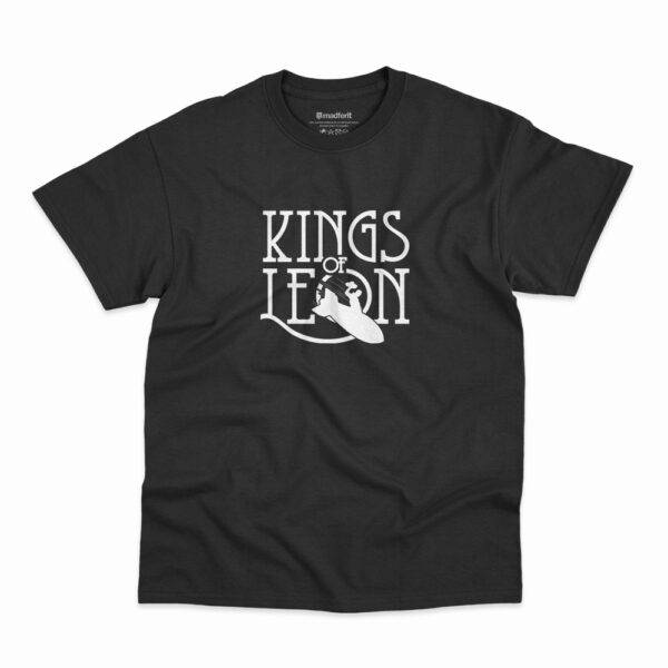 Camiseta preta Kings Of Leon Logo