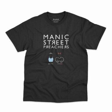 Camiseta Star Send Away The Tigers da banda Manic Street Preachers na cor preta