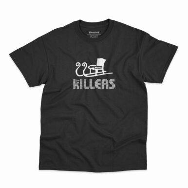 Camiseta Camiseta-The-Killers-Featuring-Toni-Halliday-A-Great-Big-Sled da banda The Killers na cor preta