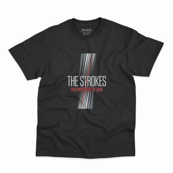 Camiseta The Strokes First Impressions Of Earth na cor preta