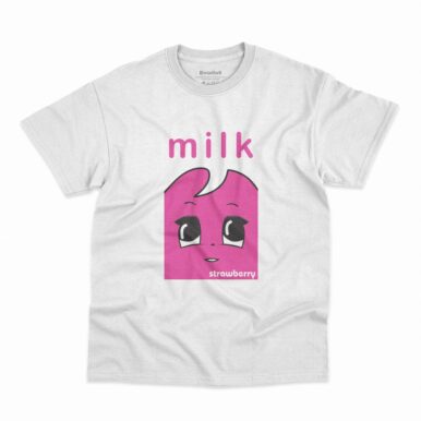 Camiseta Blur Coffee And TV versão feminina na cor branca