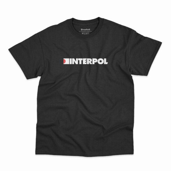 Camiseta Interpol Antic Logo Preta