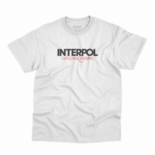 Camiseta Interpol Our Love To Admire Branca