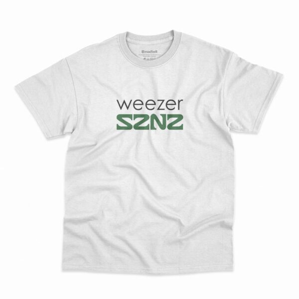 Camiseta Weezer SZNZ Spring na cor branca