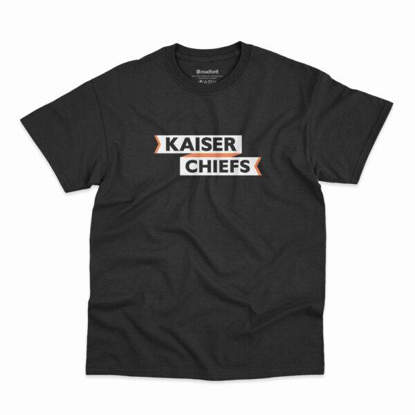 Camiseta preta Kaiser Chiefs