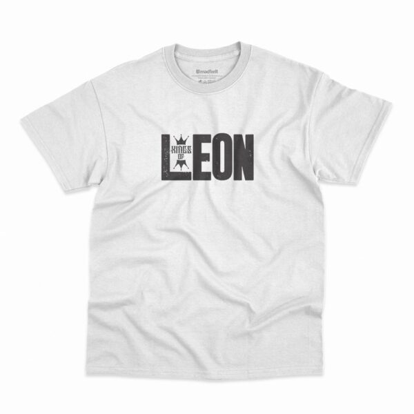 Camiseta na cor branca da Kings Of Leon