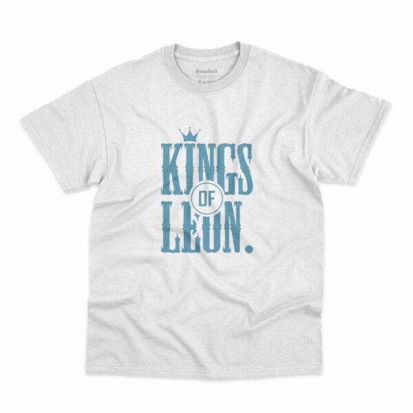 Camiseta Kings Of Leon Tipografia V2 Branca