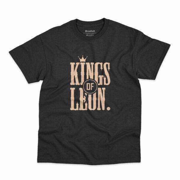 Camiseta Kings Of Leon Tipografia V2 Preta