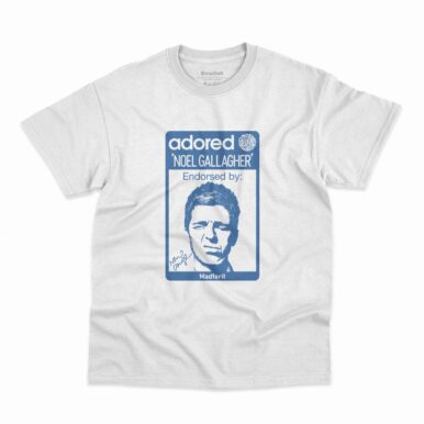 Camiseta na cor branca Noel Gallagher’s High Flying Birds