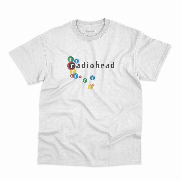 Camiseta Radiohead Itch Branca