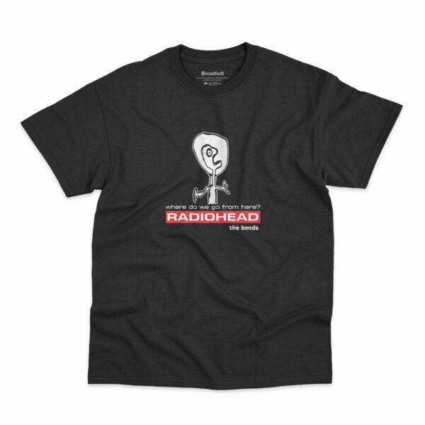 Camiseta Radiohead Where Do We Go From Here V2 Preta