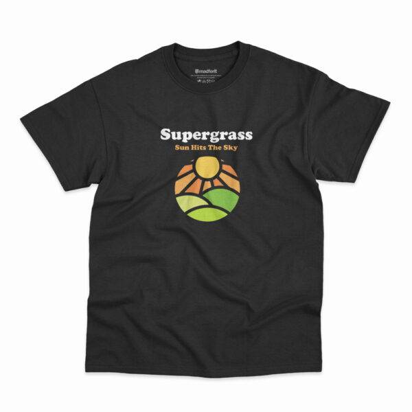 Camiseta preta Supergrass Sun Hits The Sky