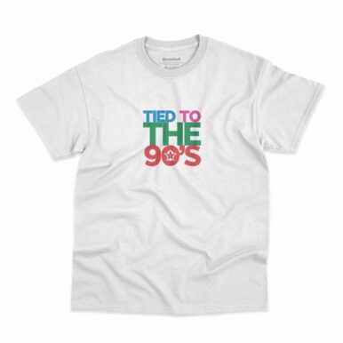 Camiseta na cor branca Tied To The 90s da banda Travis