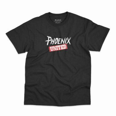 Camiseta United da banda Phoenix na cor preta