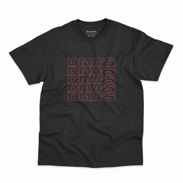 Camiseta DMAS Unplugged Tipografia Preta