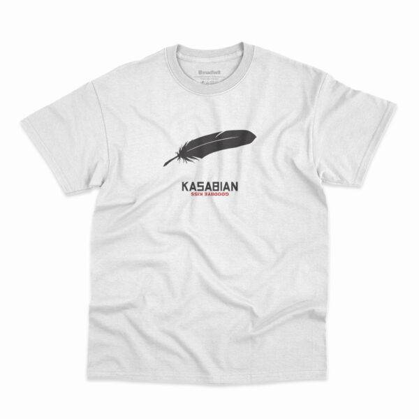 Camiseta branca Goodbye Kiss da banda Kasabian