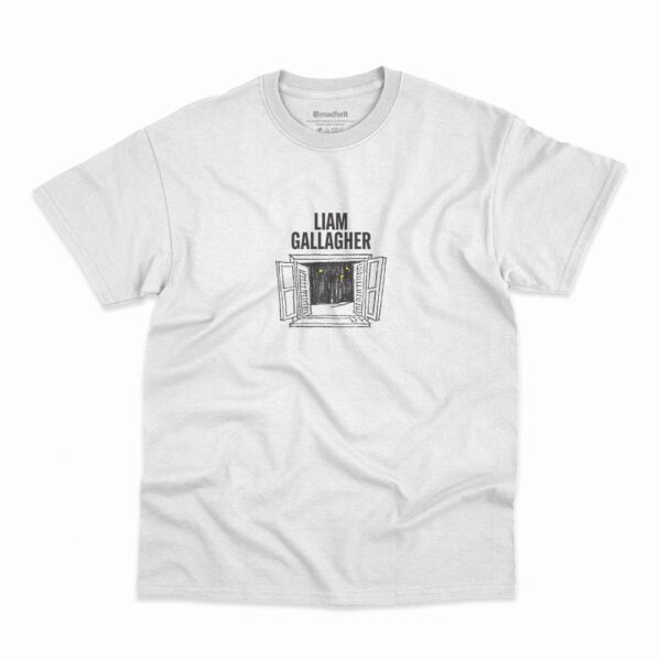Camiseta Liam Gallagher All Your Dreaming Of na cor branca