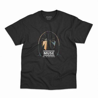 Camiseta Muse Will Of The People na cor preta