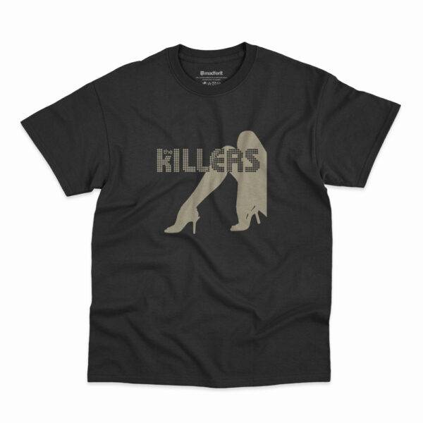 Camiseta The Killers Somebody Told Me na cor preta