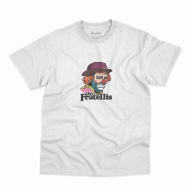 Camiseta Seven Nights Seven Days da banda The Fratellis na cor branca